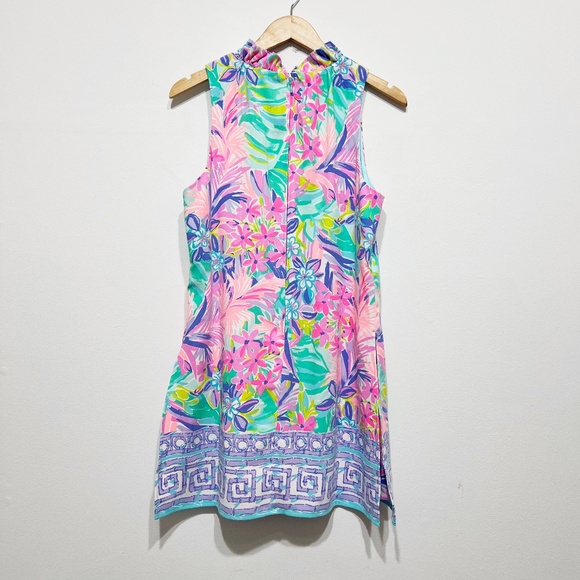 NEW Lilly Pulitzer Adalina Mini Romper Dress It Was All A Dream Engineered 8 - Picture 4 of 4